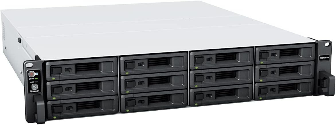 Synology RS2423RP+ 12-Bay RackStation - Diskless NAS Server