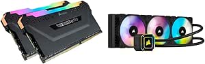 Corsair Vengeance RGB Pro 32GB DDR4 iCUE H150i Cooler