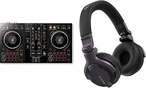 Pioneer DJ DDJ-400 Rekordbox DJ Controller with HDJ-CUE1 Headphones