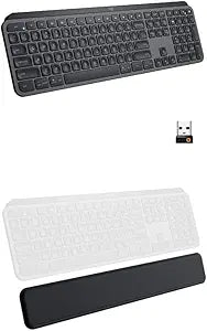 Logitech MX Keys Graphite Advanced Wireless Illuminated Keyboard — main product image