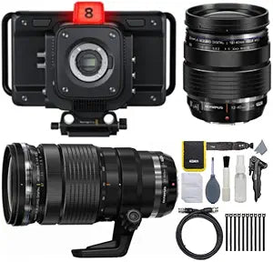 Blackmagic Design Studio Camera 4K Pro Lens Bundle