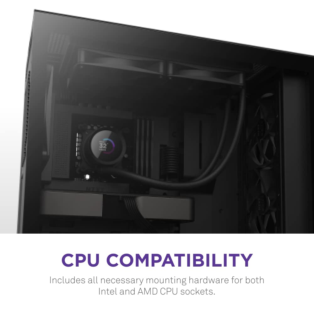 NZXT RL-KN280-B1 Kraken 280mm AIO CPU Liquid Cooler Black