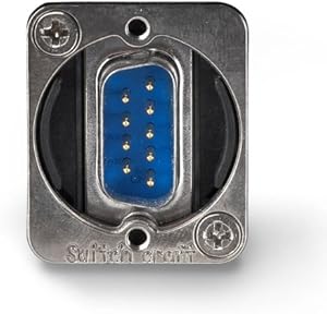 Switchcraft EHDB9MF DB9 Male-Female Panel Mount — main product image