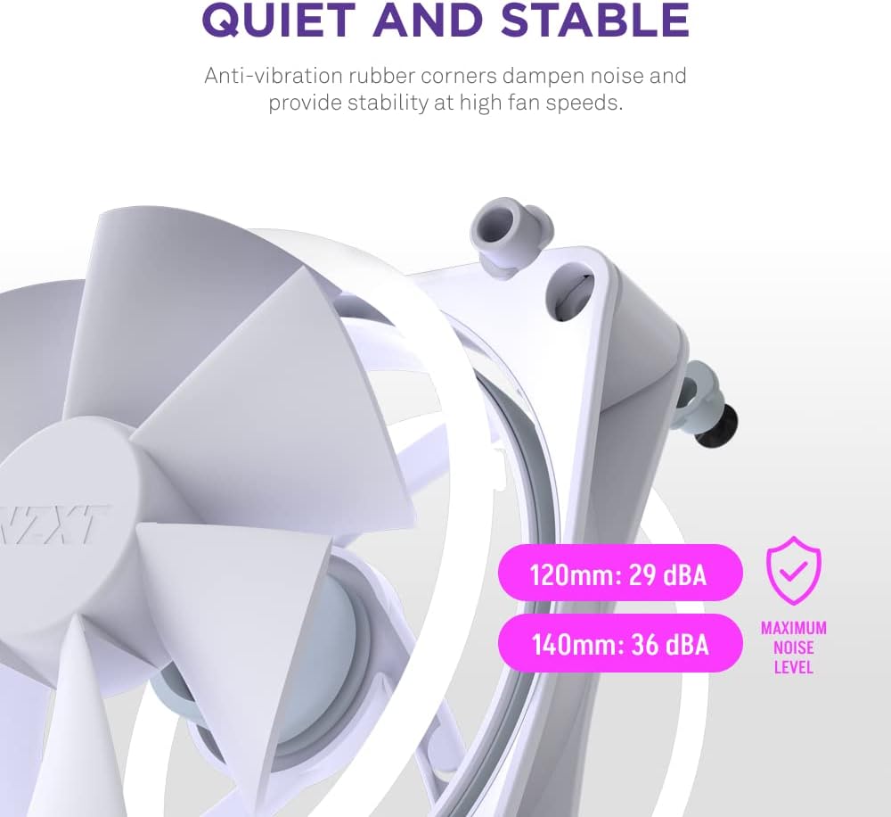 NZXT RF-D12TF-W1 F120 RGB Duo Triple Pack 120mm Fans