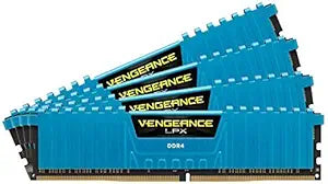 Corsair CMK16GX4M4A2800C16B Vengeance LPX 16GB DDR4 Memory - Blue