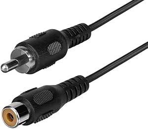 Monoprice 100657 12ft RCA Male-Female Extension Cable