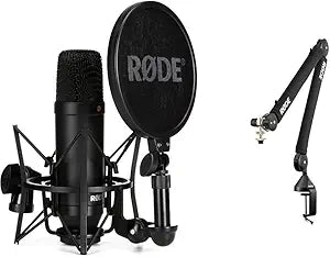 Rode NT1 Kit Condenser Mic with PSA1+ Boom Arm