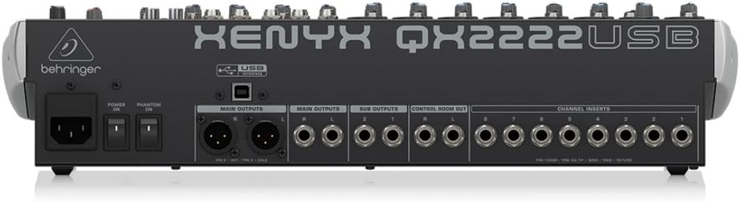 Behringer QX2222USB Xenyx 22-Input Mixer