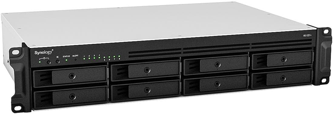 Synology RS1221+: 8-Bay RackStation NAS (Diskless)