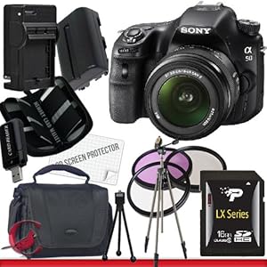 Sony SLT-A58K Alpha DSLR Camera with 18-55mm Lens — main product image