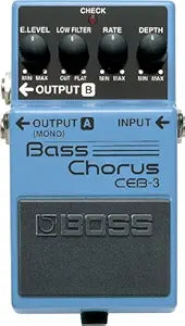 Boss CEB-3 Bass Chorus Pedal - Rich, Warm Chorus Effect