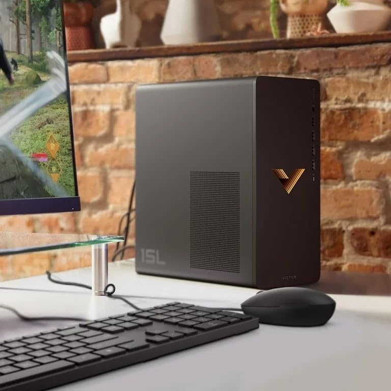 HP HP 2023 Victus 15L Gaming Desktop Ryzen 5 RX6400