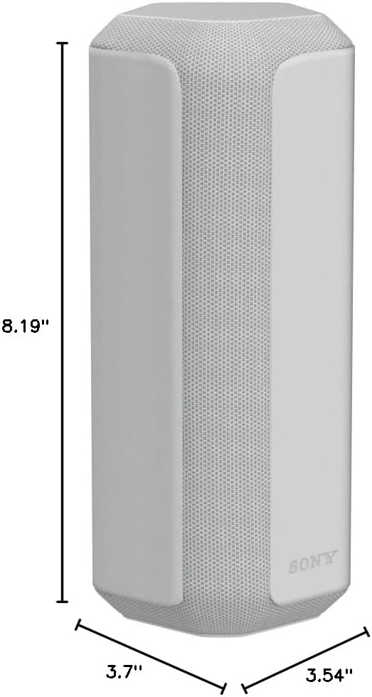 Sony SRS-XE200 Portable Bluetooth Speaker IP67 Waterproof Light Gray