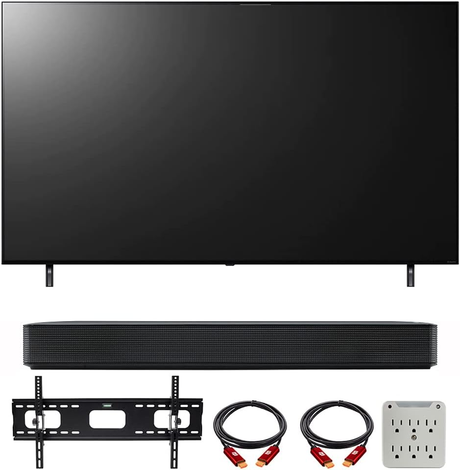 LG 65NANO80UPA 65" 4K NanoCell TV Soundbar Bundle