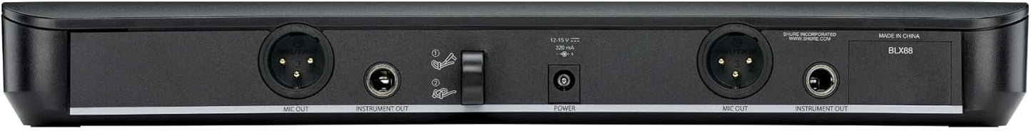 Shure BLX288/SM58-J11 Dual Wireless Vocal Microphone System