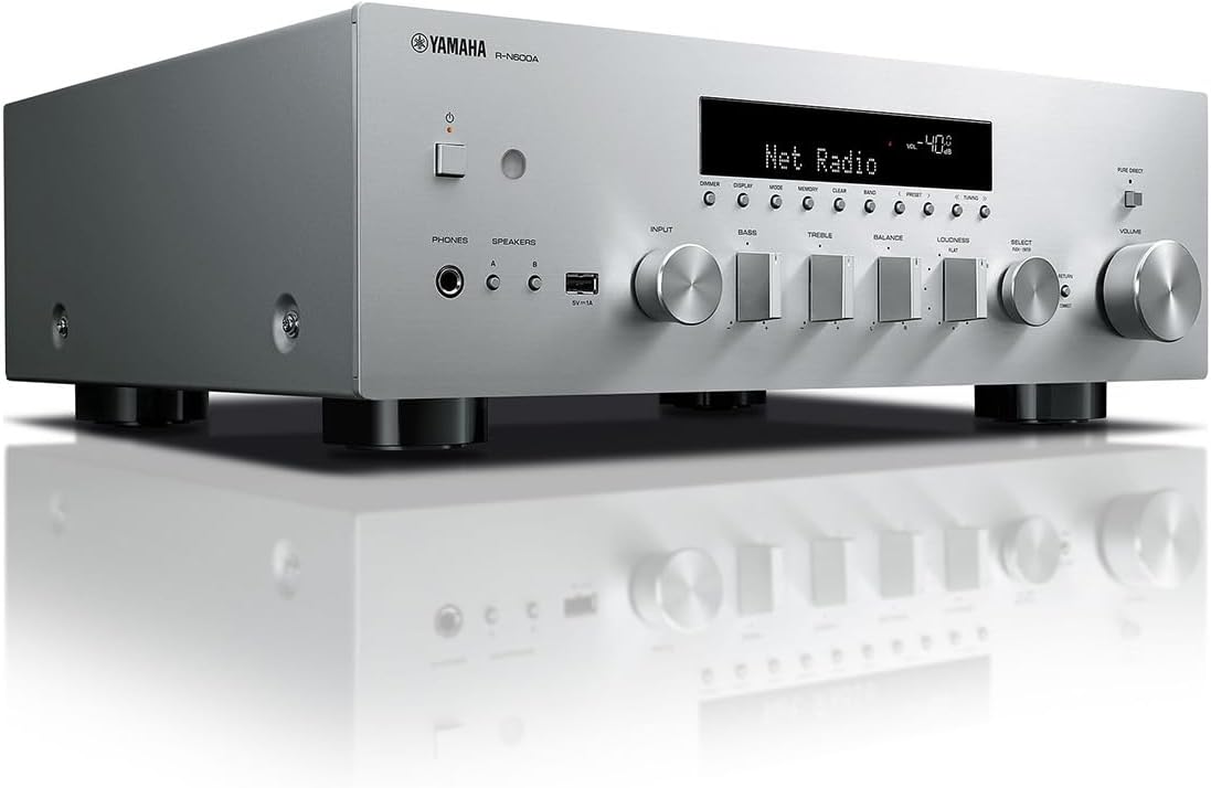 Yamaha R-N600ASL Network Receiver Streaming DAC Silver