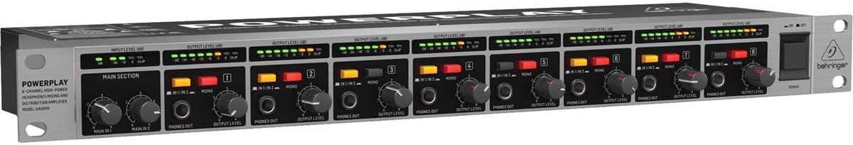 Behringer HA8000 V2 8-Channel Headphone Amplifier