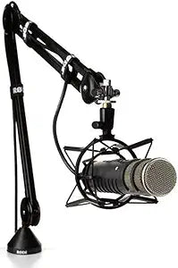 Rode PROCASTERK1 Broadcast Mic Bundle - Boom Arm & Shockmount