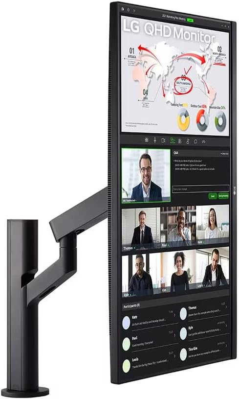 LG 32BP88Q-B 32" QHD IPS Ergo USB-C Monitor