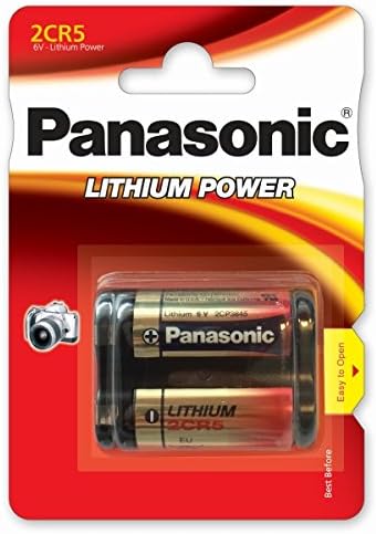 Panasonic 2CR5 6V Lithium Battery Camera Photo