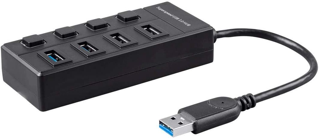 Monoprice 124261 4-Port USB 3.0 Switch Hub