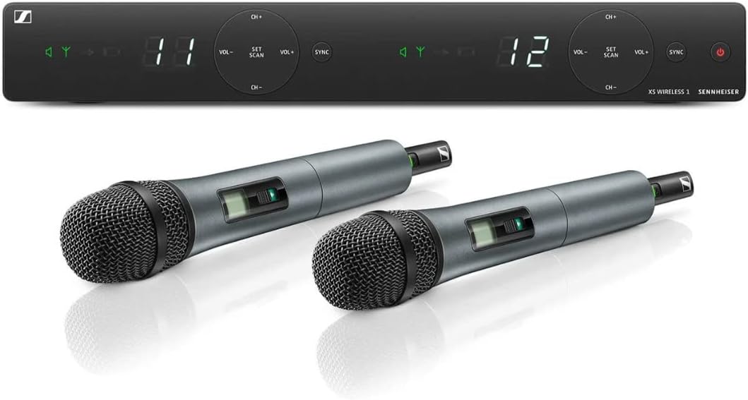 Sennheiser 508263 XSW 1-825 Dual Wireless Microphone System
