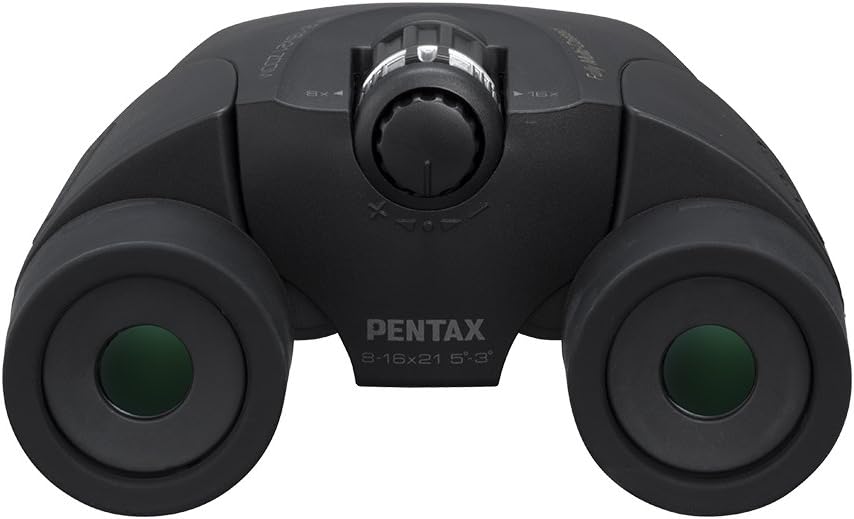Pentax UP 8-16x21 Black Zoom Binoculars - Multi-Coated Optics