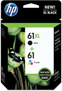 HP CZ138FN 61XL Black & Tri-Color Ink Combo — main product image