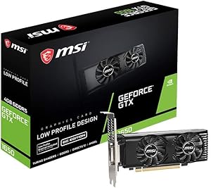 MSI G16504TPC GeForce GTX 1650 4GB Low Profile Graphics Card — main product image