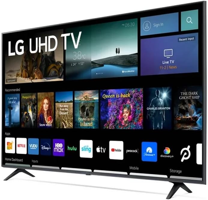 LG 2018 50UQ7070Z 50-Inch 4K UHD Smart LED TV Renewed