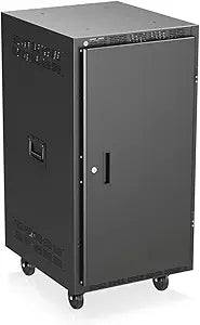 Atlas RX21-30SFD 21RU 30-Inch Deep Mobile Equipment Rack