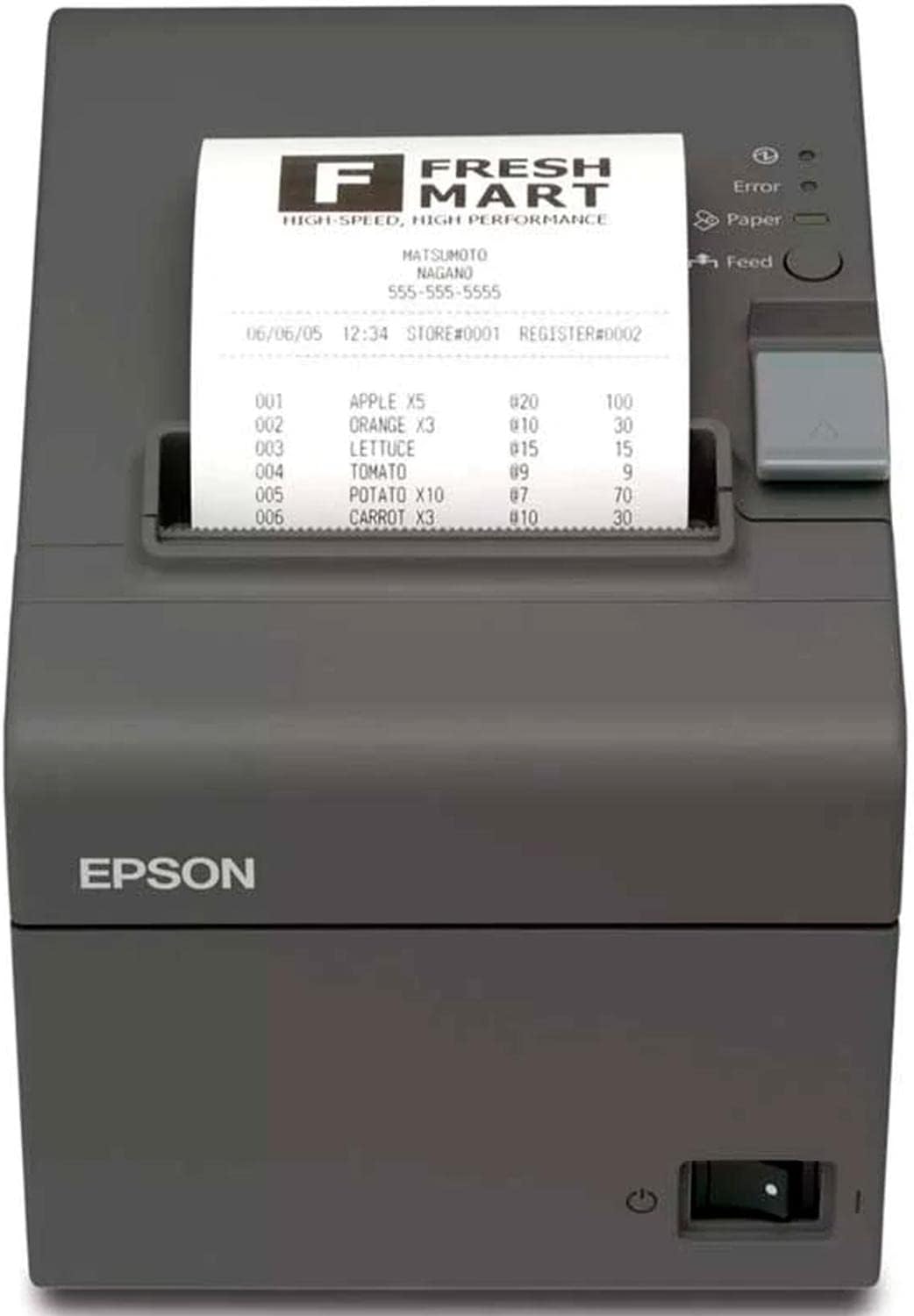 Epson C31CD52062 TM-T20II USB Direct Thermal Receipt Printer