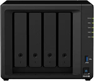 Synology ASIHLAMZ466 DiskStation DS420+ NAS Server 16TB Bundle