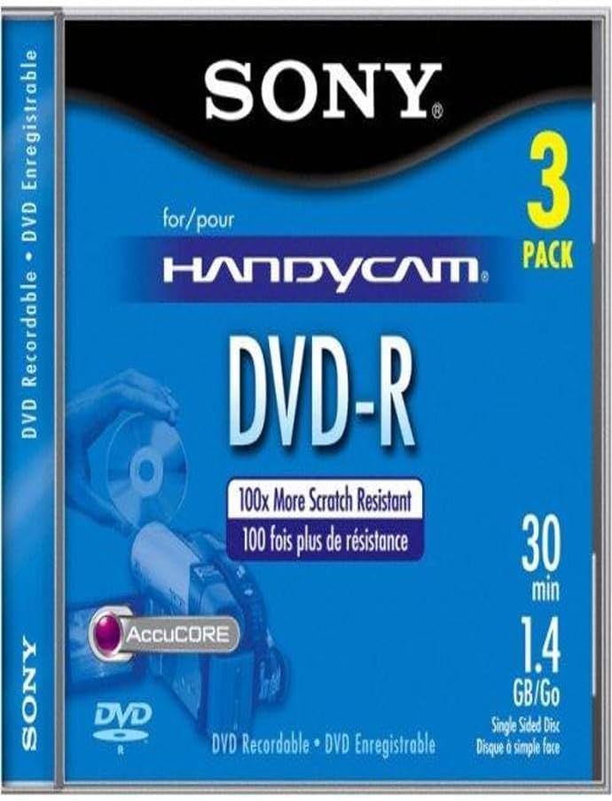 Sony 3DMR30R1H 8cm DVD-R 3-Pack — main product image