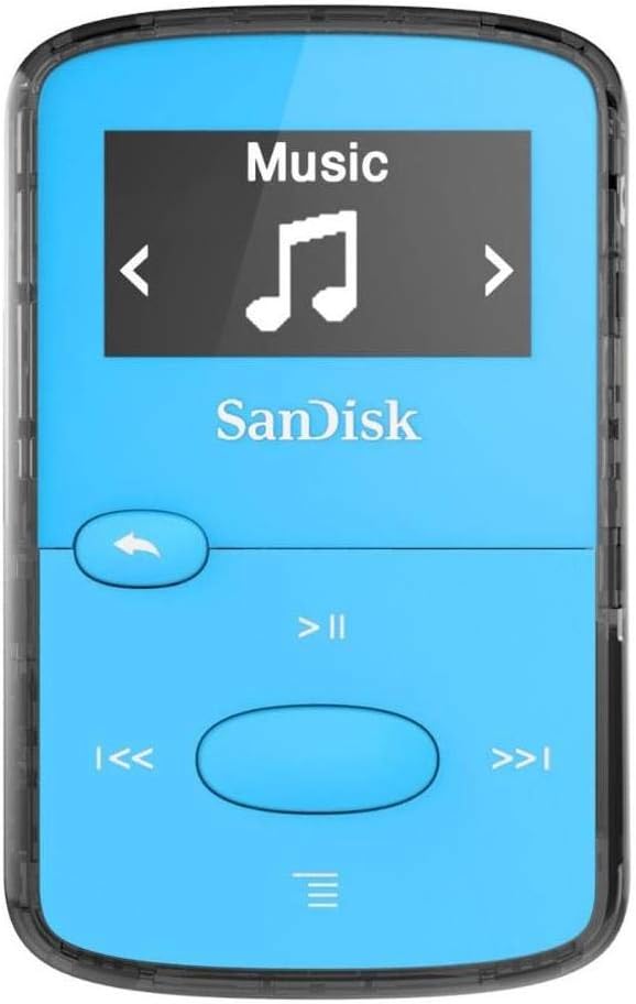 SanDisk SDMX26-008G-G46B Clip Jam 8GB MP3 Player Blue — main product image
