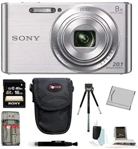 Sony DSCW830 Cyber-Shot Digital Camera Accessory Bundle — main product image