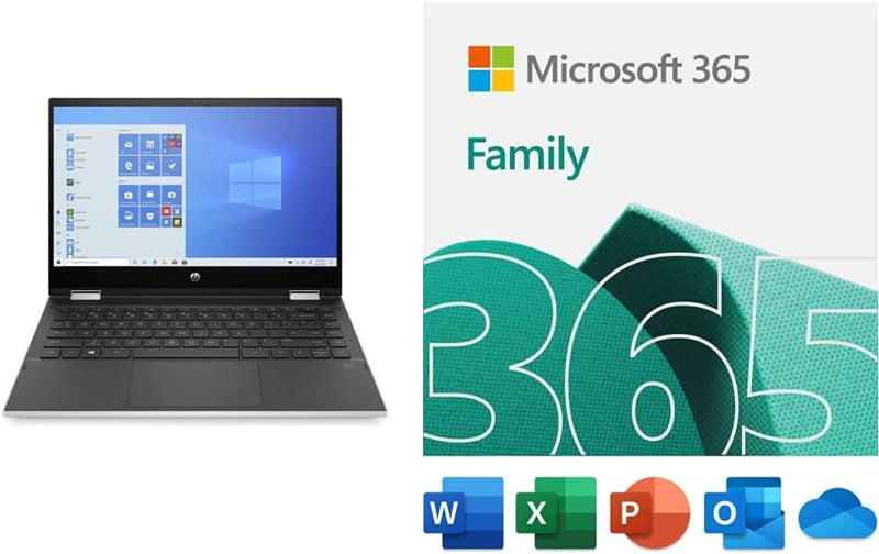 HP Pavilion x360 Intel i5 Convertible Laptop Microsoft 365 — main product image