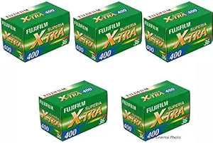 Fujifilm CH-135-36 Superia X-tra 400 Color Film 5-Rolls