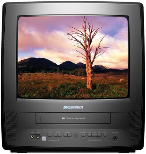 Sylvania 6313CE 13-Inch TV/VCR Combo, Black