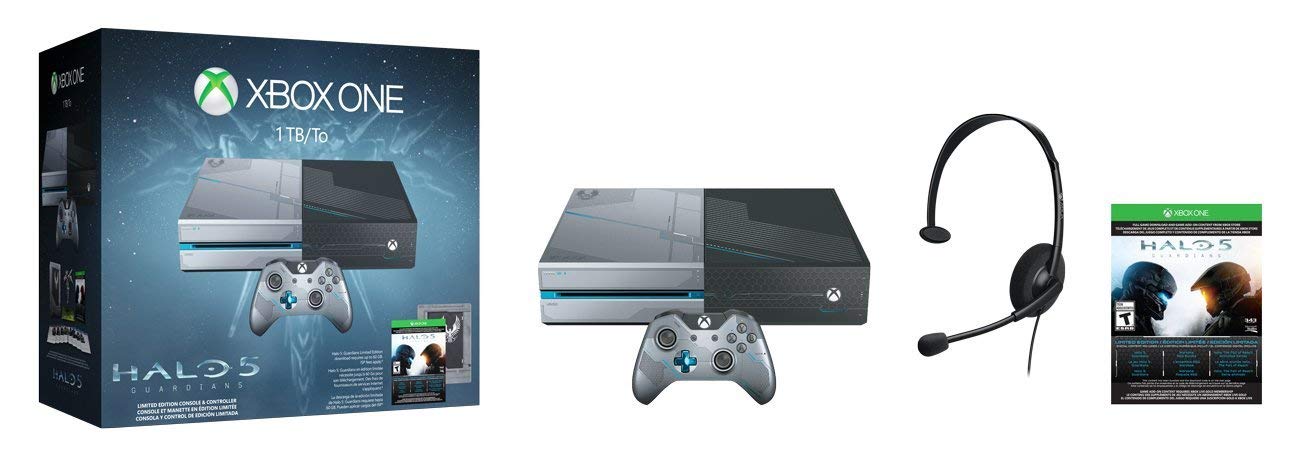 Microsoft Halo 5 Guardians Xbox One 1TB Console (Renewed)