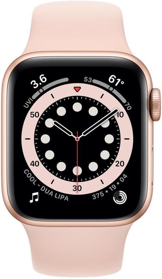 Apple series 6 Watch: GPS + Cellular, Stainless Steel (Renewed)
