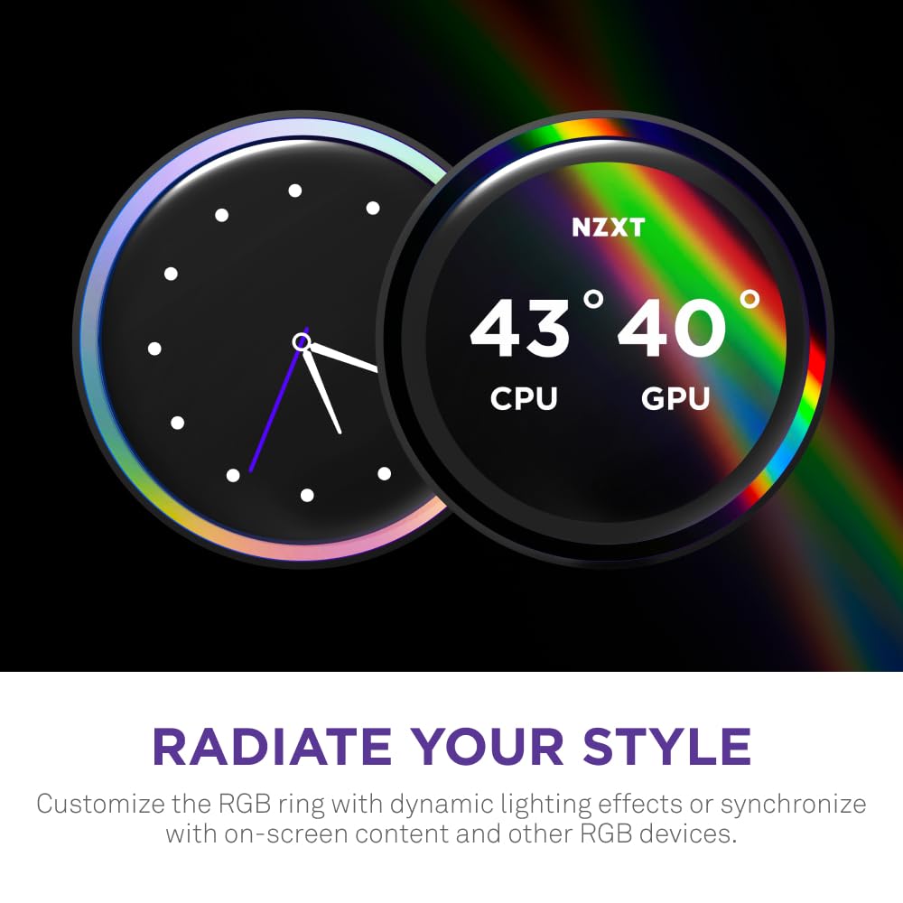 NZXT RL-KR24E-W2 Kraken Elite 240 RGB 240mm AIO CPU Cooler (2024)