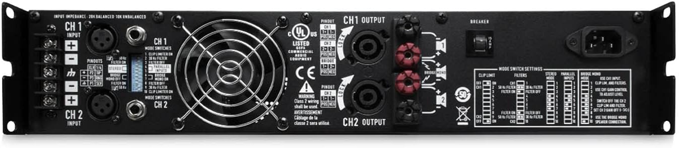 QSC RMX2450a 800 Watt 2 Channel Power Amplifier