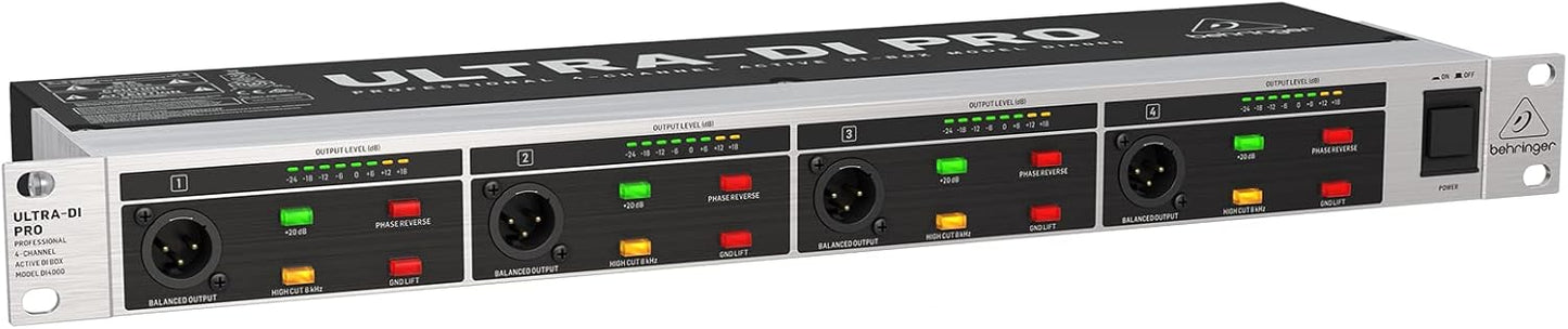 Behringer DI4000 V2 4-Channel Active Direct Box