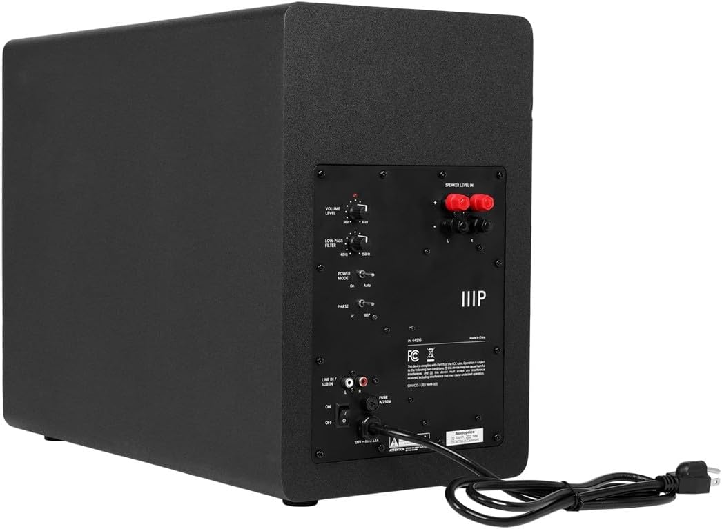 Monoprice 44516 CSW-12 - 12" 400W Compact Subwoofer