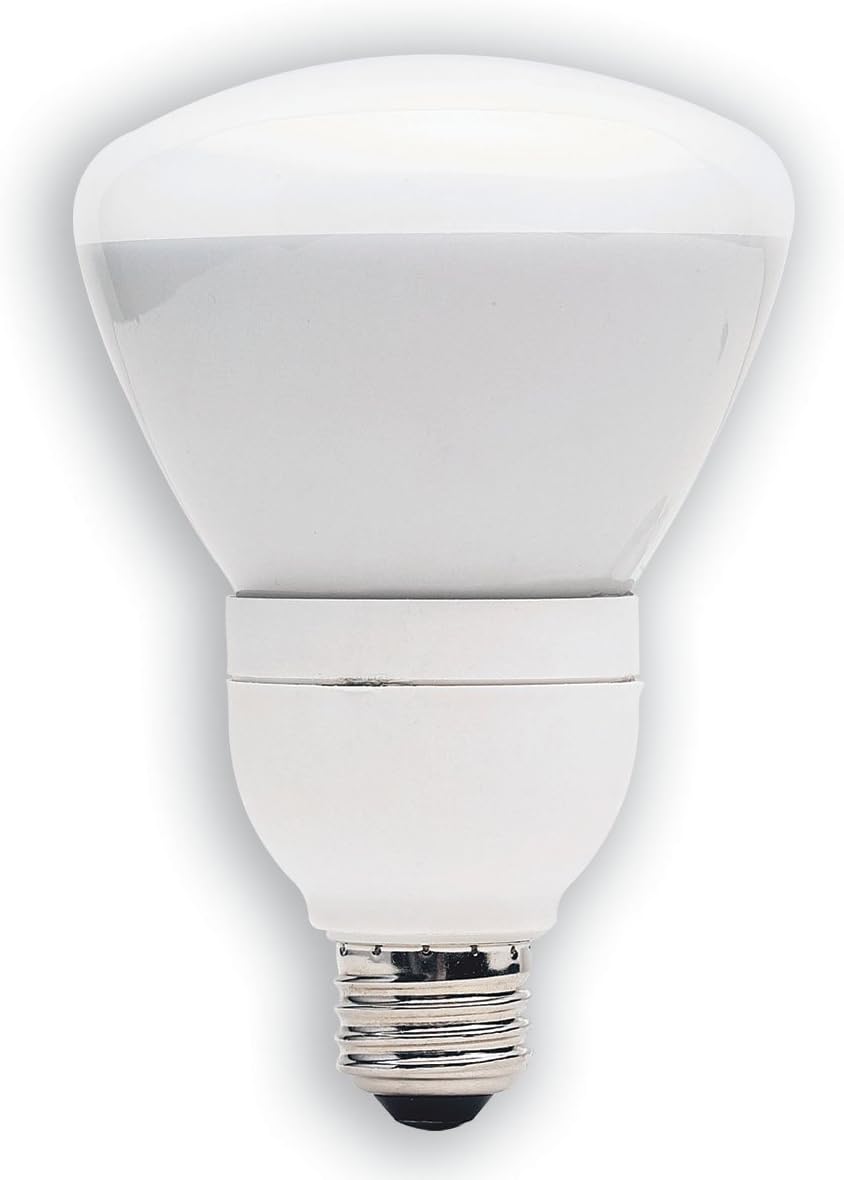 GE 21710 Energy Smart CFL, 15W R30 Floodlight Bulb - Dimmable