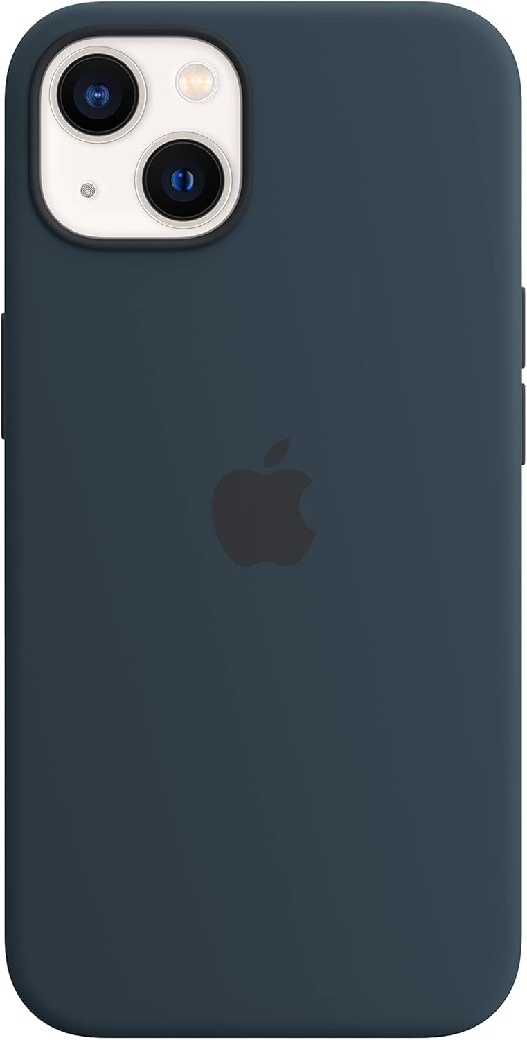 Apple iPhone 13 Silicone Case MagSafe Abyss Blue — main product image