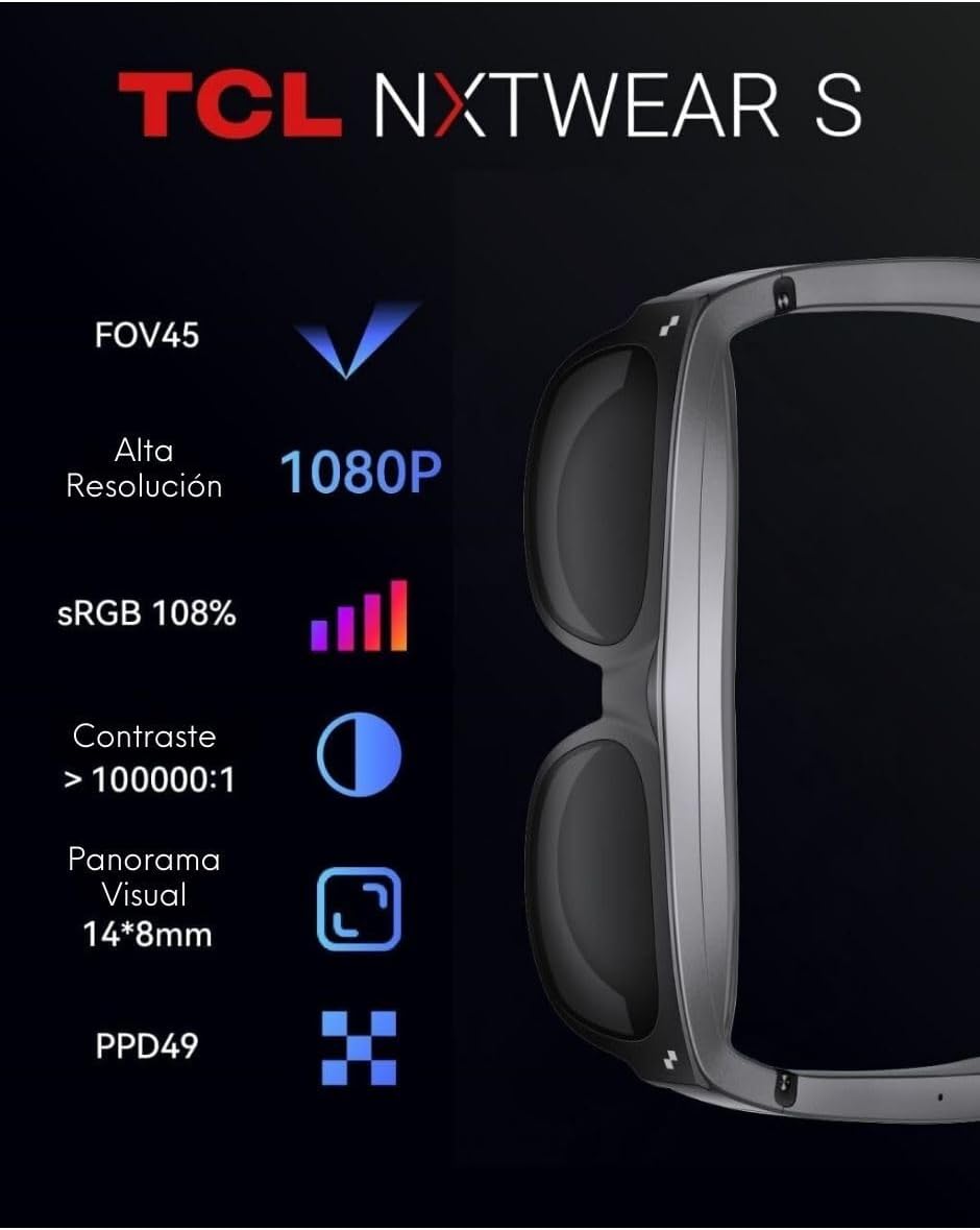 TCL XRGF88 NXTWEAR S XR Video Display Glasses