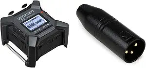 Zoom F3 Professional Field Recorder Rode VXLR Adapter