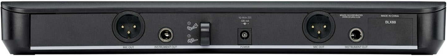 Shure BLX288/B58-H10 Dual Wireless Handheld Microphone System